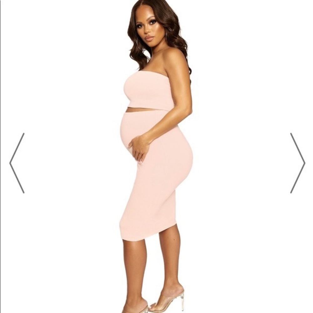 NAKED WARDROBE BABY MAMA SKIRT SET